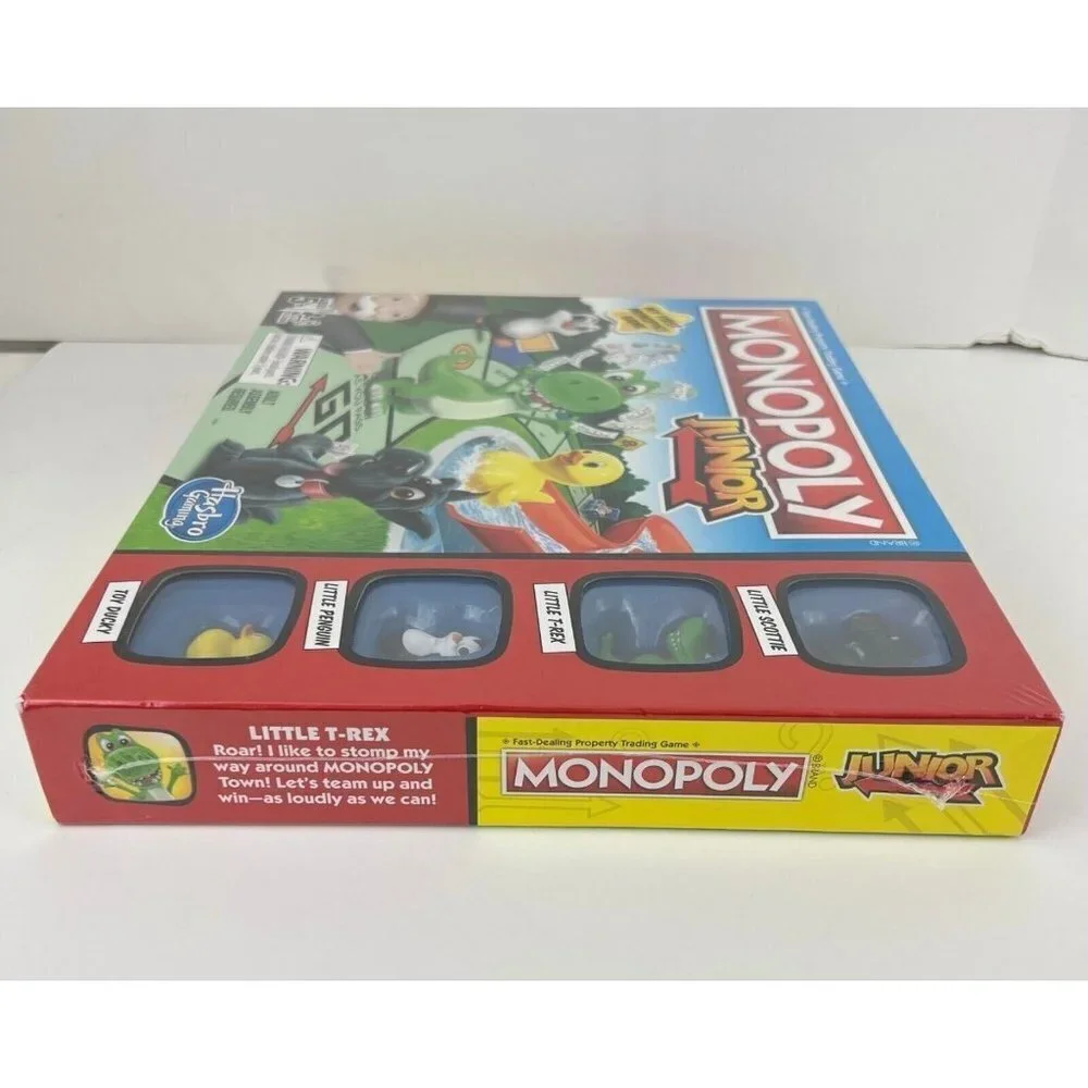 Hasbro Monopoly Junior Board Game My First Monopoly Ages 5+ 2-4 Players‎ Sealed
